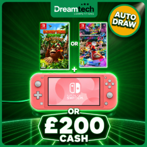 WIN a Nintendo Switch Lite (ANY COLOUR) With 2 Games
